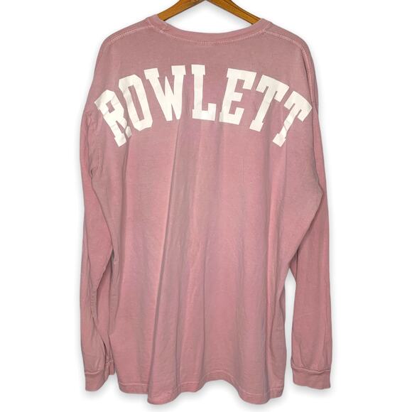 3/$20 Vintage Y2K pink Texas High School Football Oversize Spirit Jersey SZ XXL - Picture 1 of 6